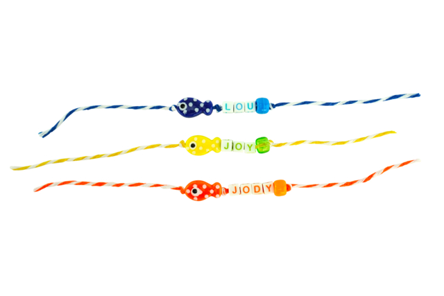 Perles poissons en céramique - 10 couleurs - Bijoux de plage - 10doigts.fr