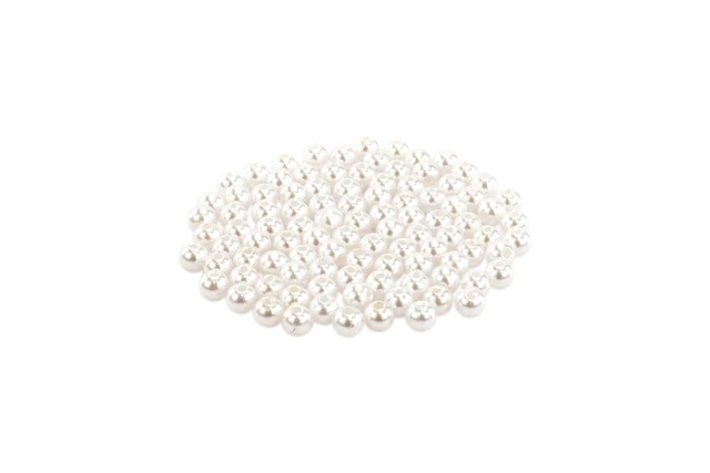 Perles rondes nacrées - 100 perles - Perles Nacrées - 10doigts.fr