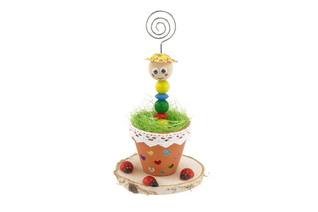 petit personnage avec chapeau DIY - Décorations à coller - 10doigts.fr