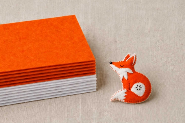 petit renard en feutrine - Feuilles de feutrine - 10doigts.fr