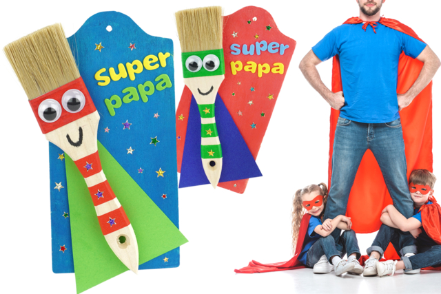 Pinceau super papa - Pinceaux brosses - 10doigts.fr
