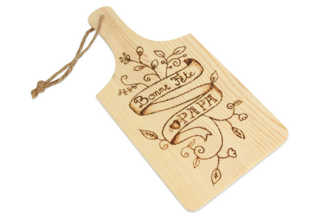 Planche à découper fête des pères - Objets bois pour la cuisine - 10doigts.fr