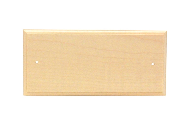 plaque en bois percé - Plaque de porte - 10doigts.fr
