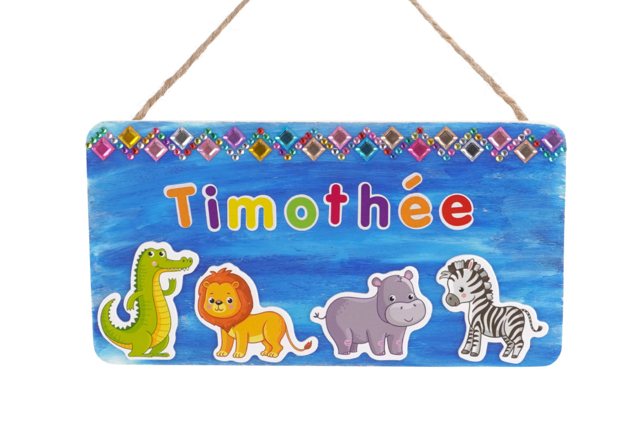 plaque porte chambre enfant - Plaque de porte - 10doigts.fr