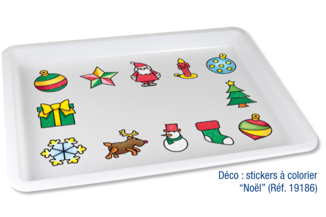 Plateau en PVC blanc - Outils et colles - Construction et Maquette - 10doigts.fr