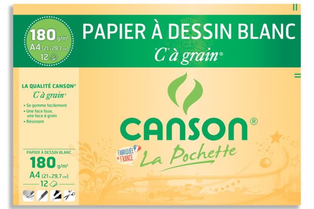 pochette canson - Papiers & carnets de dessin - 10doigts.fr