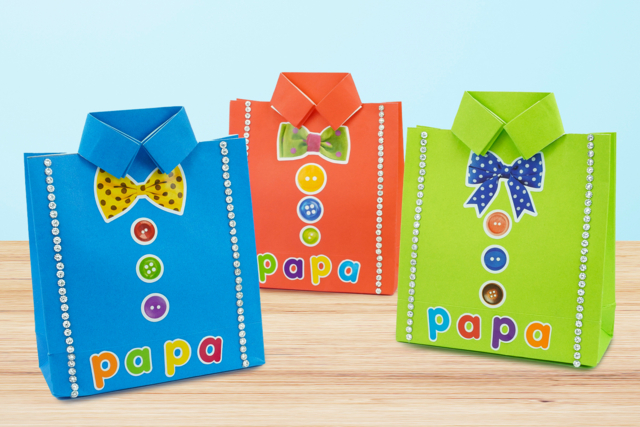 Pochette surprise chemise - Papiers cadeaux - 10doigts.fr