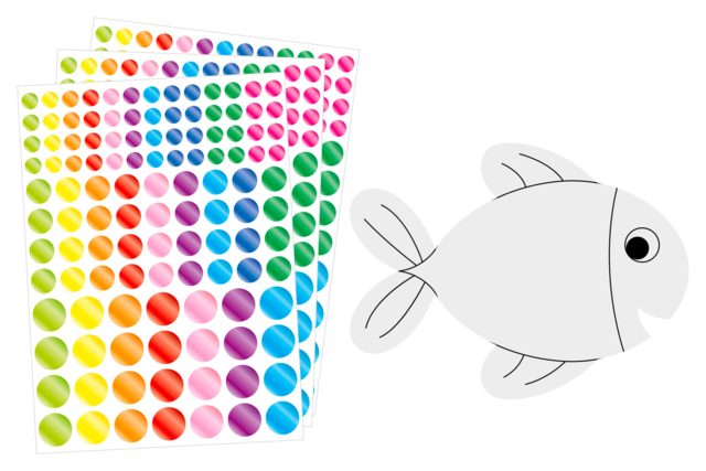 poisson d'avril - Kits créatifs Pâques - 10doigts.fr