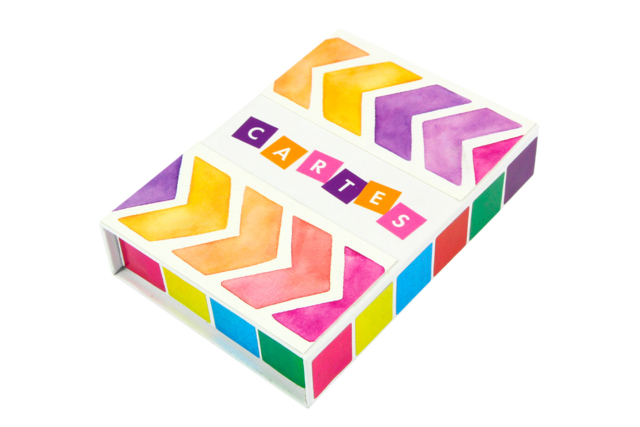 porte-carte vagues - Gommettes Alphabet, messages - 10doigts.fr