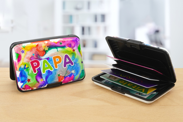 Porte-cartes Tie & dye - Gommettes de Noël : autocollants et stickers créatifs pour enfants - 10doigts.fr