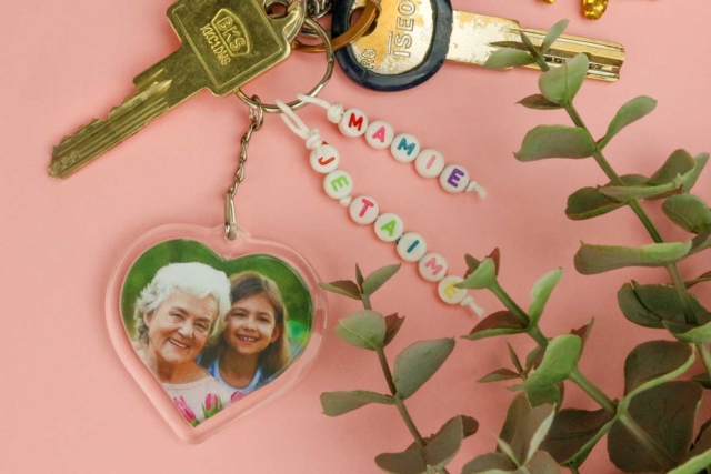 porte clé - Bijoux messages - 10doigts.fr