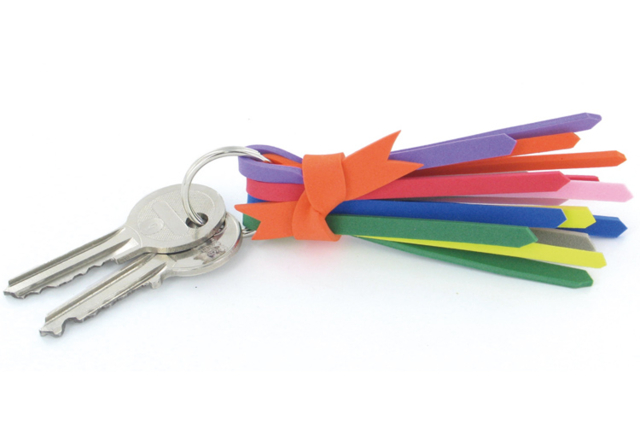Porte-clef en caoutchouc souple - Caoutchouc Mousse - 10doigts.fr