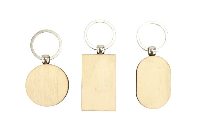 porte clef formes a Decorer - Bijoux et porte-clefs en bois - 10doigts.fr
