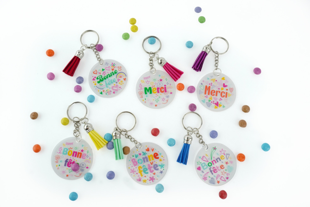 Porte clef Merci - Porte-clés - 10doigts.fr
