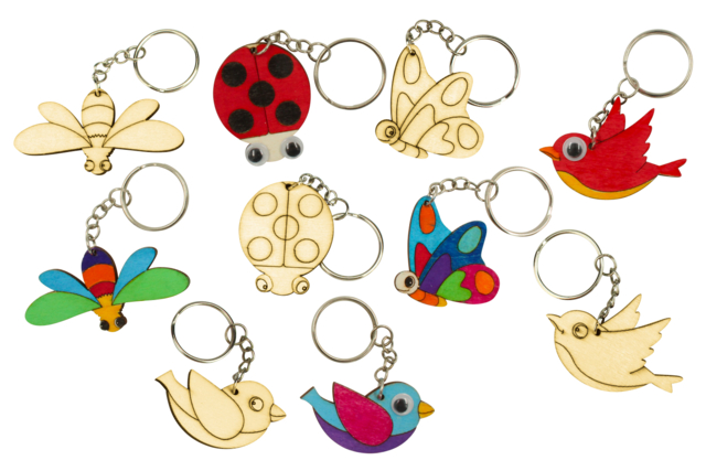 porte clés animaux volants - Porte-clés - 10doigts.fr