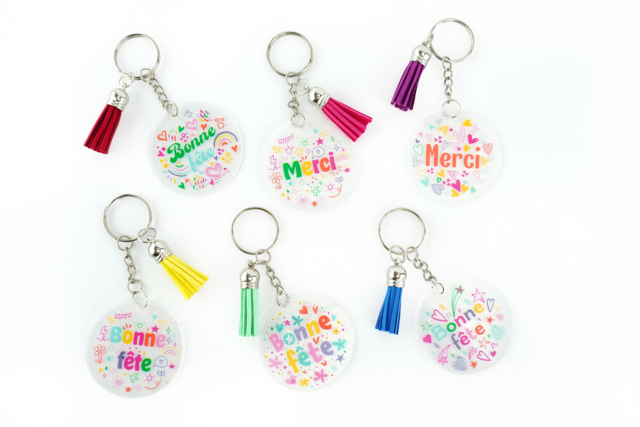 Porte cles bonne fete - Porte-clés - 10doigts.fr