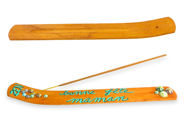 porte encens en bois - Objets bois pour la maison - 10doigts.fr