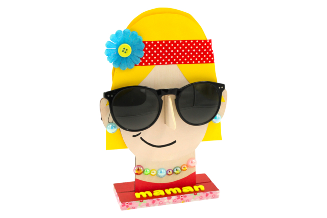 Porte-lunettes fête des mères - Cabochons - 10doigts.fr