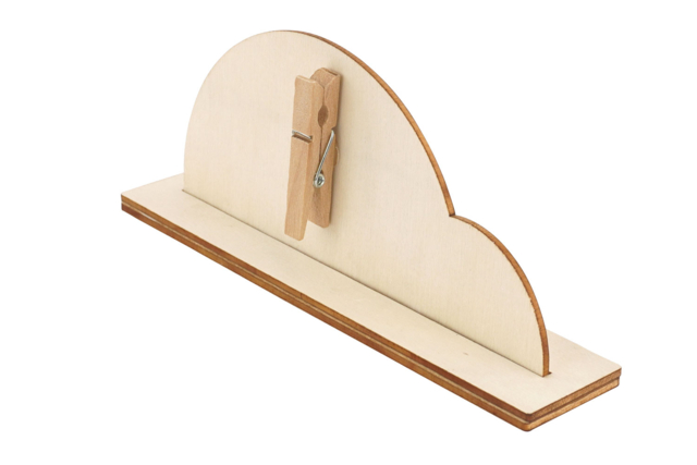 Porte photo coccinelle en bois avec pince - Cadres photos en bois - 10doigts.fr