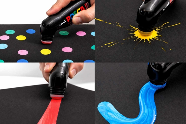 POSCA MOP'R - Marqueurs POSCA : la référence mondiale de la peinture nomade - 10doigts.fr