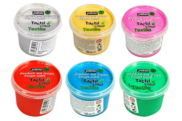 pots de tactilcolor - Peinture gouache aux doigts : l'éveil créatif dès le premier âge - 10doigts.fr