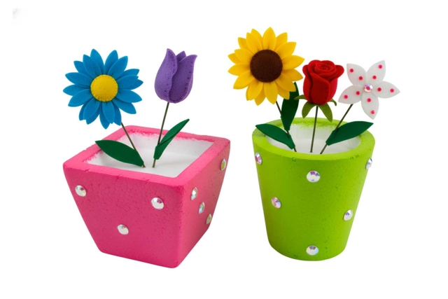 pots en polystyrène - Formes à décorer - Polystyrène - 10doigts.fr