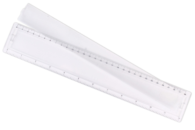 règle millimétrée en plastique - Plastique Transparent - 10doigts.fr