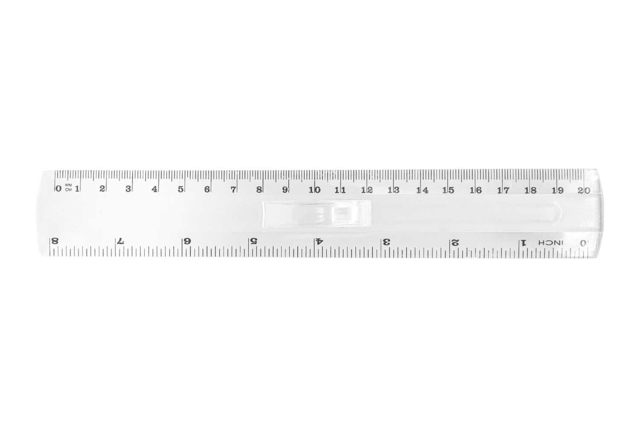 Règle plate en plastique 20 cm - Accessoires de dessin : les outils indispensables des jeunes artistes - 10doigts.fr