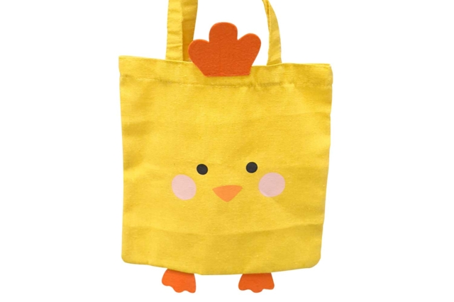 Sac Chasse oeufs oeufs Poussin - Paniers de Pâques - 10doigts.fr