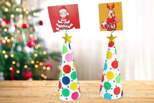Sapin porte-photo - Gommettes de Noël : autocollants et stickers créatifs pour enfants - 10doigts.fr