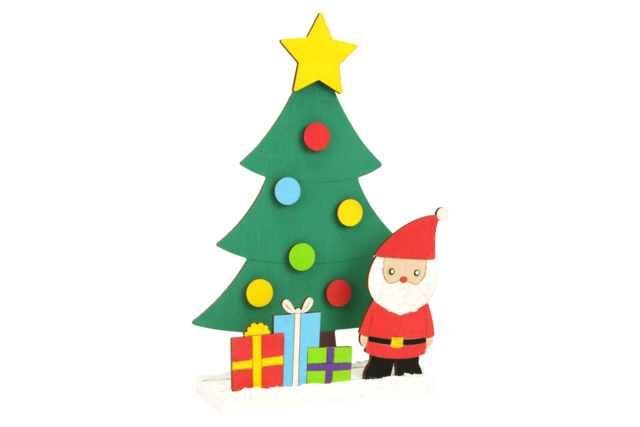 scenette noel - Objets en bois Noël - 10doigts.fr