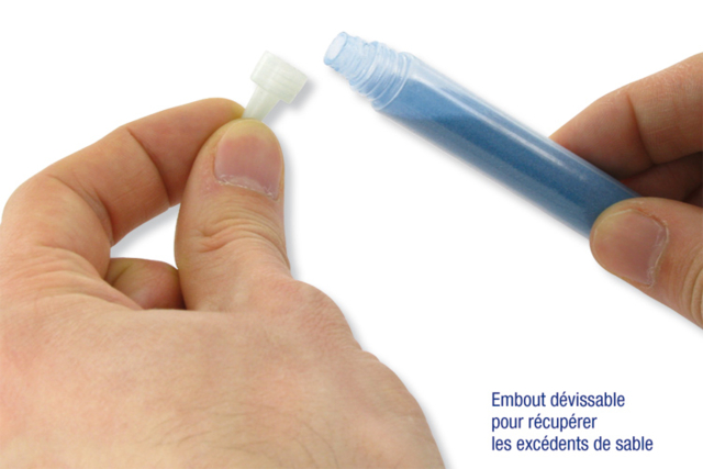 Set de 12 tubes de sable fin, 12 couleurs assorties - Sable coloré : tout le matériel pour créer des tableaux en sable - 10doigts.fr