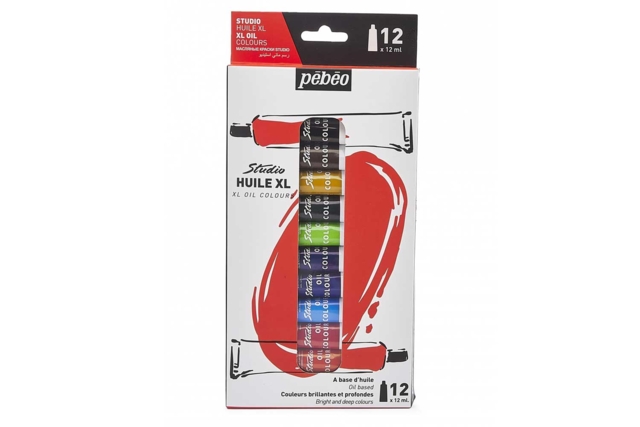 Set Huile XL 12 ml - 12 tubes - Peinture à l'huile Beaux-Arts - 10doigts.fr