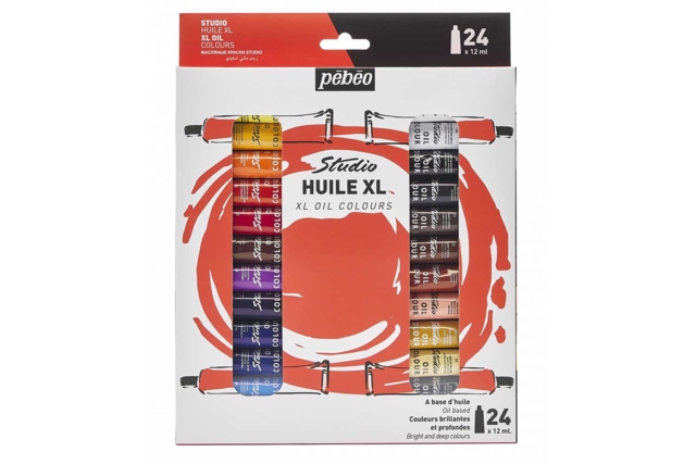 Set Huile XL 12 ml - 24 tubes - Peinture à l'huile Beaux-Arts - 10doigts.fr