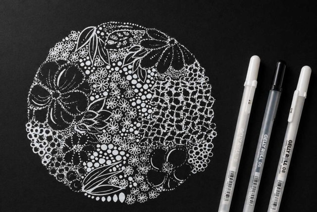 Set Sakura Gelly Roll - Feutres calibrés et fineliners pour le dessin de précision - 10doigts.fr