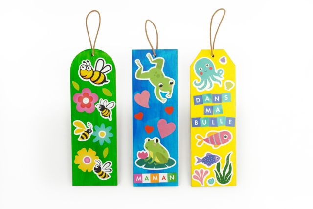 Signet a Personnaliser Bois - Objets bois pour le bureau - 10doigts.fr