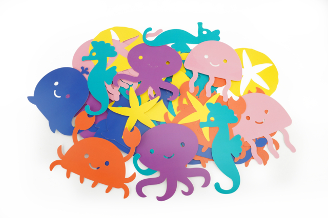 Silhouette Ocean coloré - Maxi lots créatifs pour écoles et collectivités - 10doigts.fr