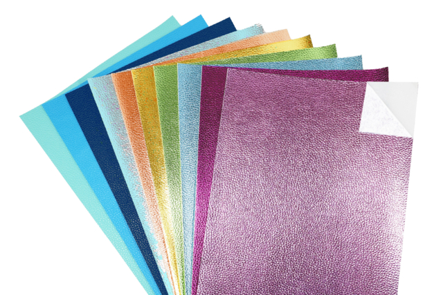 simili cuir adhésif feuilles - Papier adhésif - 10doigts.fr