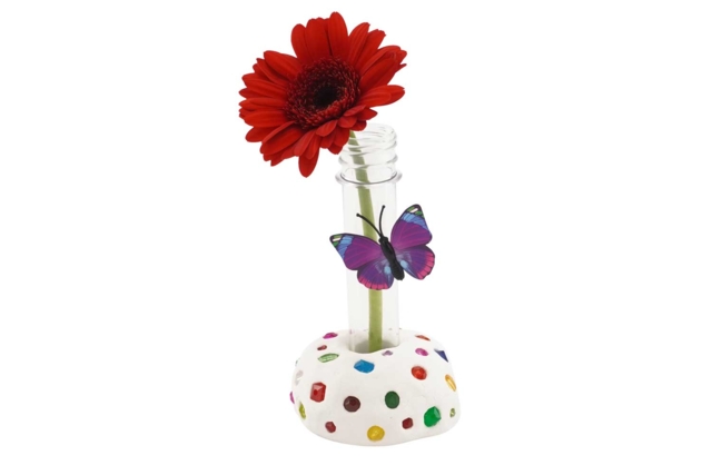 soliflore papillon - Décorations à coller - 10doigts.fr