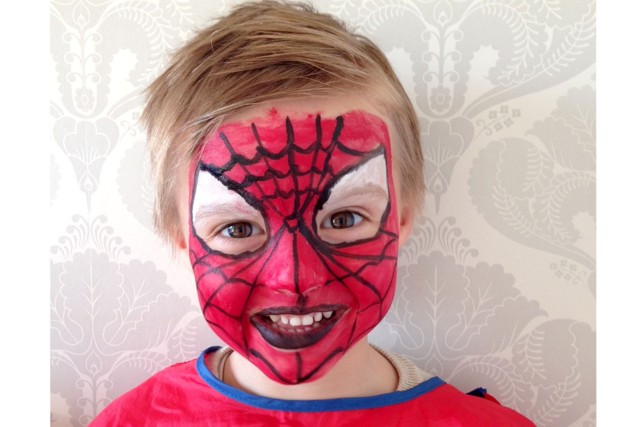 spiderman - Maquillage créatif pour enfants - 10doigts.fr