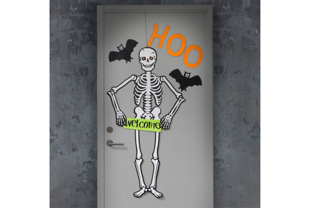 squelette décoration halloween - Kits créatifs Halloween - 10doigts.fr