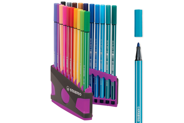 stabilo pen 68 - Feutres pointes moyennes : l'outil polyvalent pour le dessin et l'école - 10doigts.fr