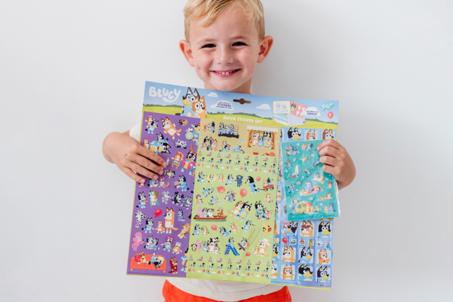 stickers bluey enfants - Stickers fantaisies : personnalisez toutes vos créations - 10doigts.fr