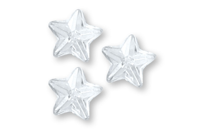 strass étoiles adhésifs crystal - Strass autocollants - 10doigts.fr