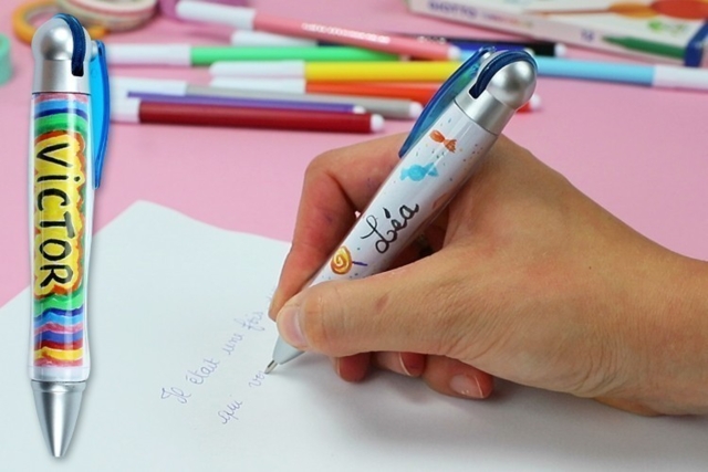 Stylo à personnaliser - Objets pour le bureau : personnalisez votre espace de travail - 10doigts.fr