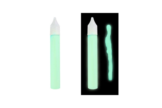 stylo glow in the dark - Peinture fluo et phosphorescente : de la couleur de jour comme de nuit - 10doigts.fr