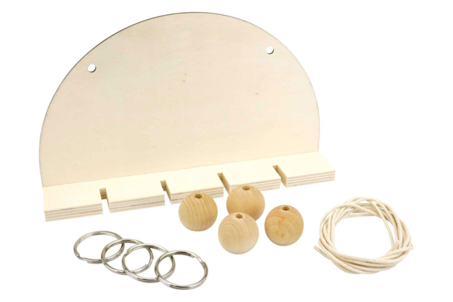 support maison en bois pour clés - Objets bois pour la maison - 10doigts.fr