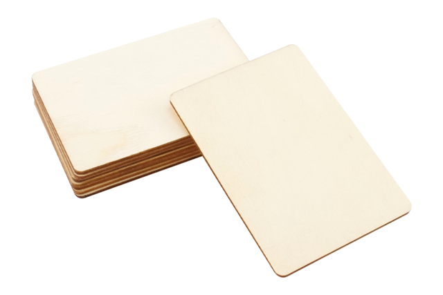 support rectangle en bois - Supports plats en bois - 10doigts.fr