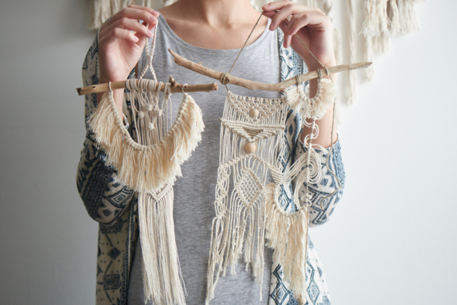 suspensions macramé - Fils pour macramé - 10doigts.fr
