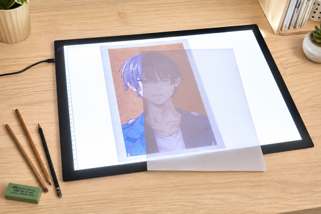 tablette dessin lumineuse A3 - Accessoires de dessin Beaux-Arts - 10doigts.fr